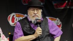 George R.R. Martin en la Comic Con 2025. Foto: Craig Barritt / GETTY IMAGES NORTH AMERICA / Getty Images via AFP